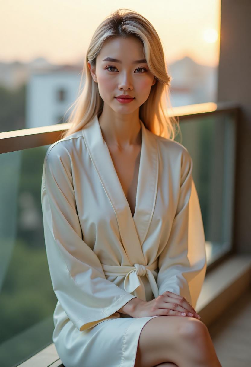 海边小镇的夜色